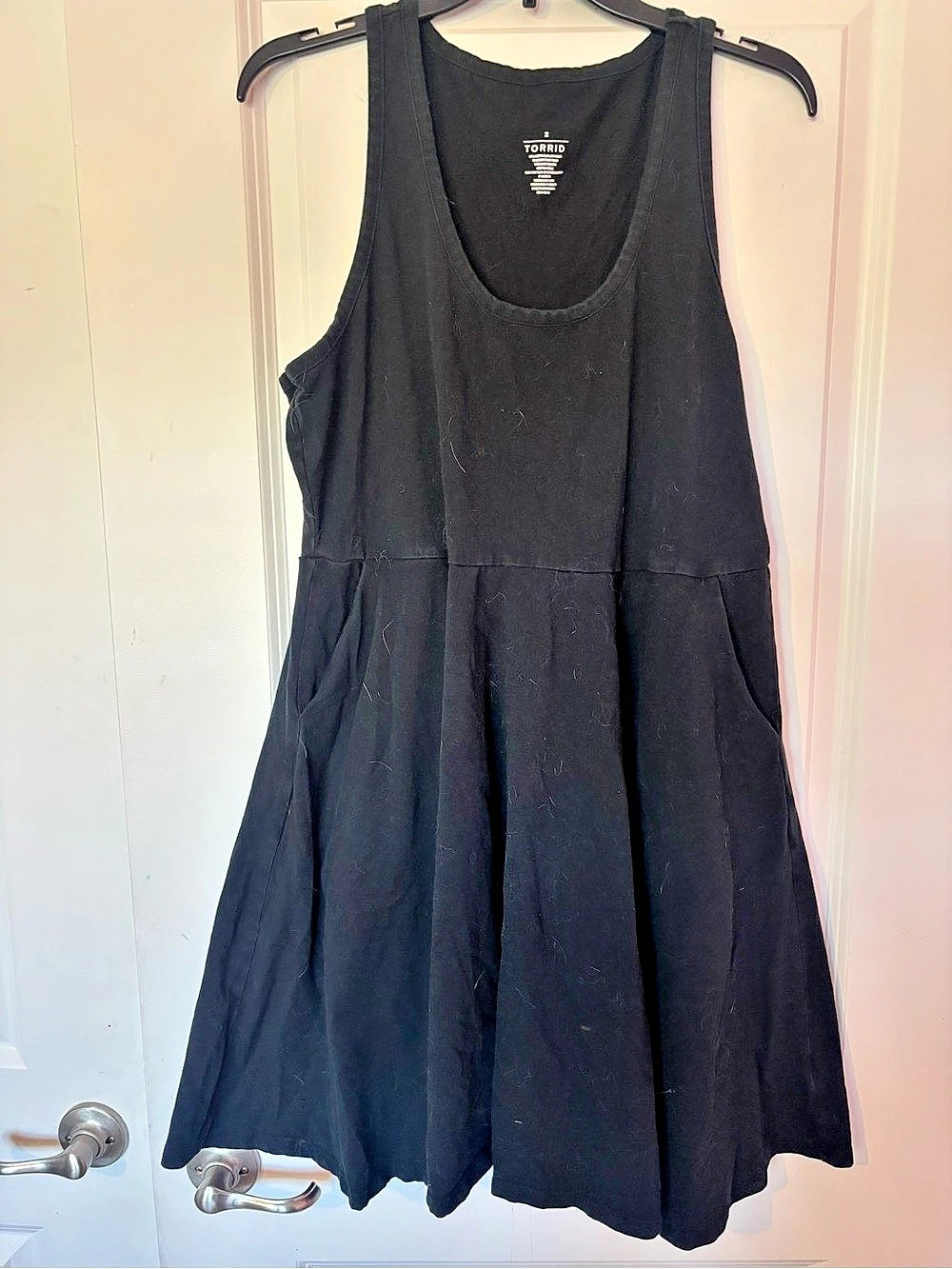 Torrid Foxy Skater Mini Dress Black Size XL/1X